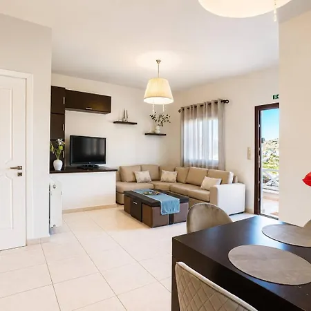 Syros Sun - Terrace Open Views Near Airport Tatil Evi Rozia